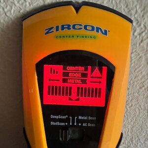 ZIRCON L550 4 in1 MultiScanner Scan Depth Stud Finder Cable Detector Scanner LCD